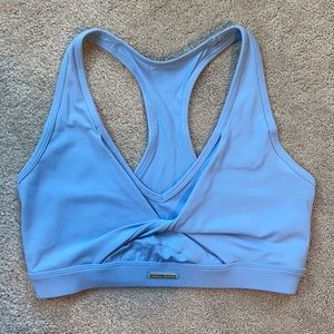 Whitney Simmons x Gymshark V3 Mesh Sports Bra in Goal Blue